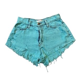 Vibrant shorts high rise size S stretchy fabric/summer